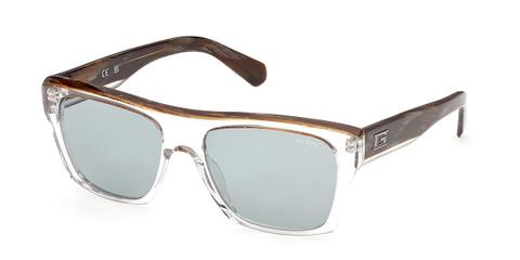 Guess GU00368 26N Men's Sunglasses Clear Size 55