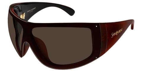 Saint Laurent SL 914 Asian Fit 003 Women’s Sunglasses Brown Size 99