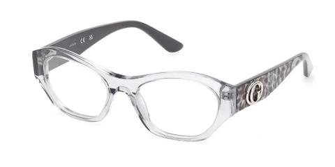 Guess GU50445 020 Women’s Glasses Clear Size 53 - Private Health Rebate - Blue Light Block Available