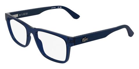 Lacoste L4026 410 Men's Glasses Blue Size 55 - Private Health Rebate - Blue Light Block Available