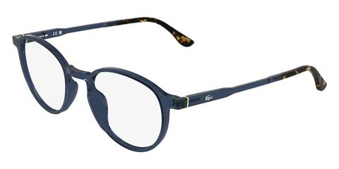 Lacoste L4027 410 Men's Glasses Blue Size 50 - Private Health Rebate - Blue Light Block Available