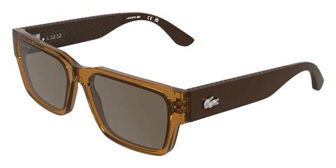 Lacoste L6107S 232 Men's Sunglasses Brown Size 57