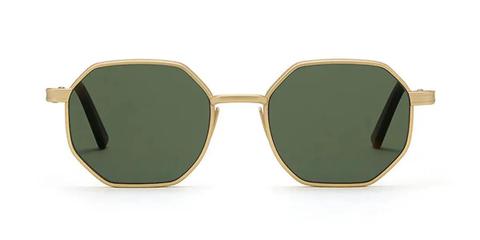 L.G.R Danakil Lions of Ethiopia 6344 Men's Sunglasses Gold Size 50