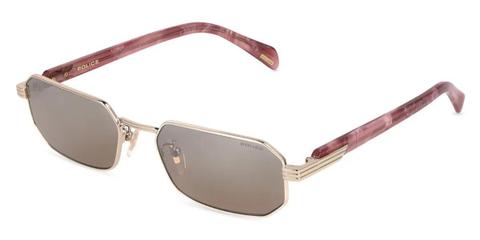 Police SPLV65 VELVET 1 594X Women’s Sunglasses Gold Size 55