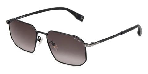 Police SPLV29 GRIND 9 0541 Men's Sunglasses Black Size 56
