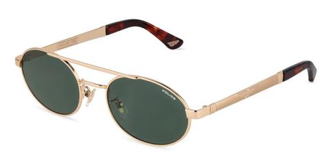 Police SPLV31 ORIGINS 64 0300 Men's Sunglasses Gold Size 54