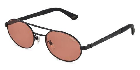 Police SPLV31 ORIGINS 64 0531 Men's Sunglasses Black Size 54