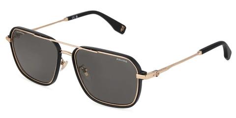 Police SPLV33 FORCE 12 300P Men's Sunglasses Gold Size 57