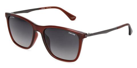 Police SPLV25 ORIGINS LITE 41 6A6P Men's Sunglasses Brown Size 56