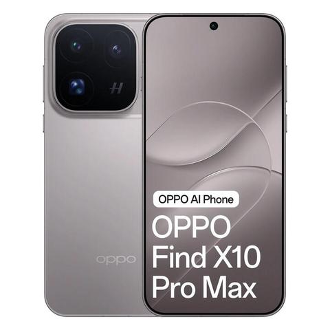 OPPO Find X10 Pro Max 5G (512GB/12GB, Launch Redeem Offer: Hasselblad Teleconverter Kit & Watch S) - Titanium Grey