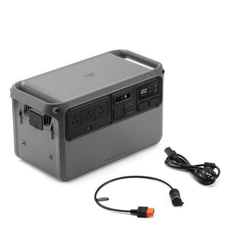 DJI Power Auro 2000 Elite (2kWh, Bonus: Anderson Cable + SDC to Car Charger Plug Power Cable)