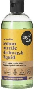 Simply Clean Dishwash Liquid Lemon Myrtle 12x500ml