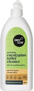 Simply Clean Toilet Cleaner Eucalyptus 10x500ml