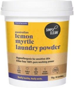 Simply Clean Laundry Powder Lemon Myrtle 6x1kg
