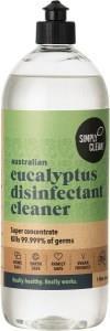 Simply Clean Disinfectant Cleaner Eucalyptus 6x1L