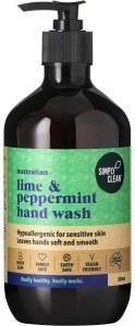 Simply Clean Hand Wash Lime & Peppermint 12x500ml