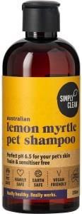 Simply Clean Pet Shampoo Lemon Myrtle 12x250ml