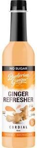 Buderim Ginger Ginger Refresher No Sugar Cordial 8x750ml