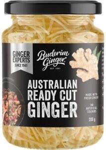 Buderim Ginger Australian Ready Cut Ginger 6x200g