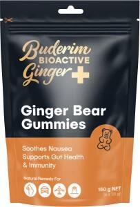Buderim Ginger BioActive+ Gummie Bears 8x150g