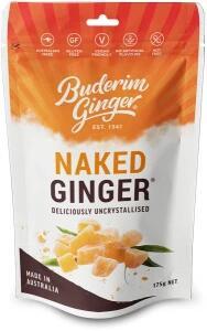 Buderim Ginger Naked Ginger Deliciously Uncrystallised 7x175g