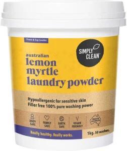 Simply Clean Laundry Powder Lemon Myrtle 1kg