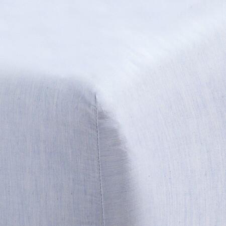 Vintage Fitted Sheet - Softwash Cotton, Single, Charcoal Melange - Canningvale