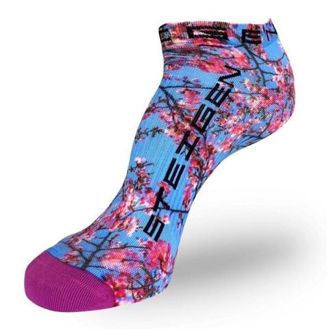 Steigen Zero Length Running Socks - Spring Blossom