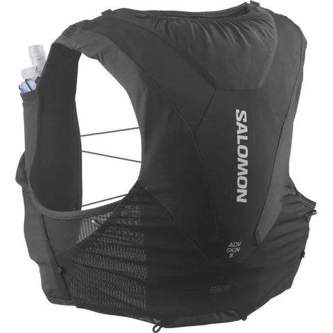Salomon Advance Skin 5 Set Running Vest With Flasks - Black