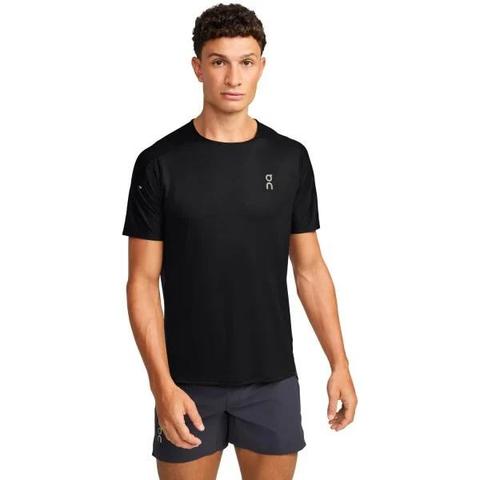 On Running Performance-T Mens Running T-Shirt - Black/Eclipse