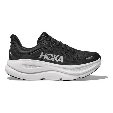 Hoka Bondi 9 - Mens Running Shoes - Black/White