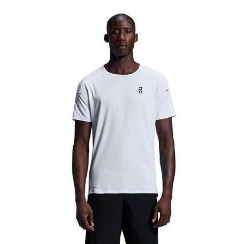 On Running Performance-T Mens Running T-Shirt - White/Silver