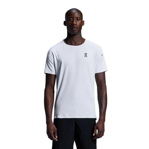 On Running Performance-T Mens Running T-Shirt - White/Silver