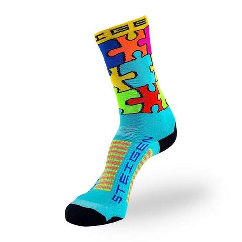 Steigen Three Quarter Length Running Socks - Jigsaw