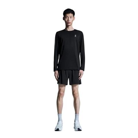On 5 Inch Mens Performance Shorts - Black