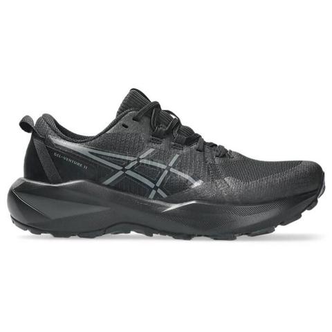 Asics Gel Venture 11 - Womens Trail Running Shoes - Black/Carrier Grey