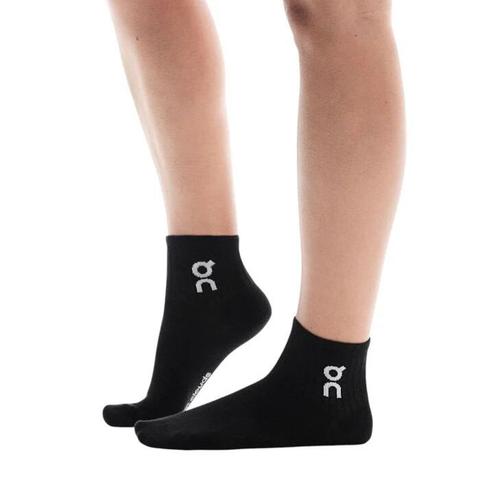 On Everyday Logo Sock Mid - 3 Pack - Black
