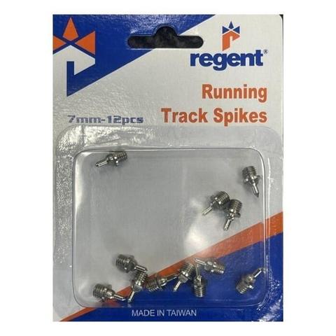 Regent Track & Field Running Replacement 7mm Track Spikes - 12 Pack