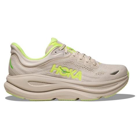 Hoka Bondi 9 - Mens Running Shoes - Grout/Neon Yuzu