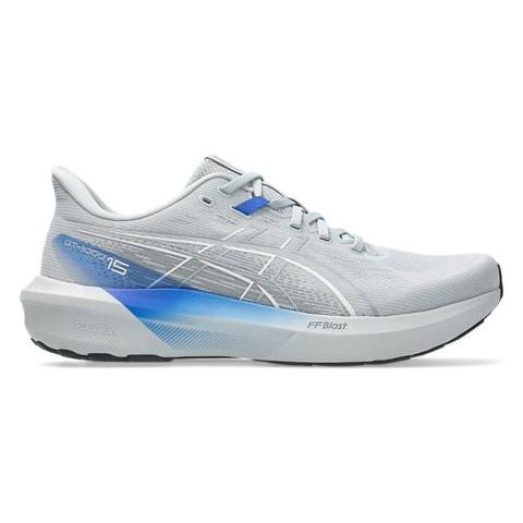 Asics GT-1000 15 - Mens Running Shoes - Piedmont Grey/Neon Blue