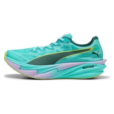 Puma Deviate Nitro Elite 4 Hyrox - Mens Road Racing Shoes - Intense Mint/Light Lavender