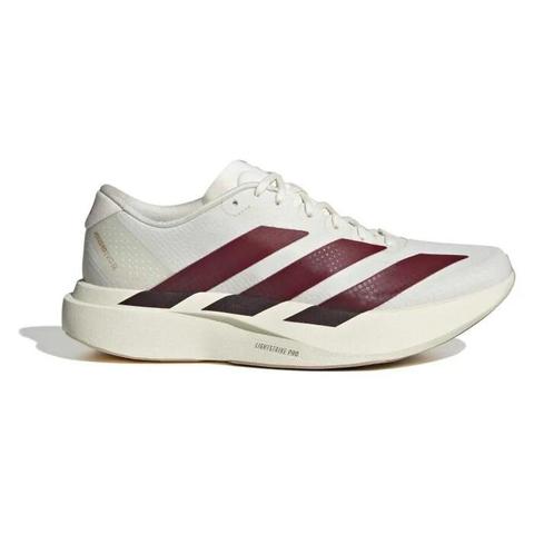 adidas Adizero Evo SL Woven - Womens Running Shoes - Off White/Shadow Red/Collegiate Green