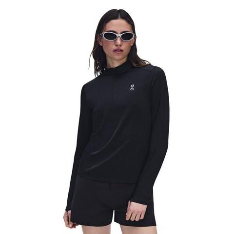On Core Women Running 1/4 Zip - Black
