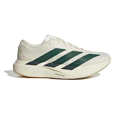 adidas Adizero Evo SL Woven - Mens Running Shoes - Off White/Collegiate Green/Royal Blue