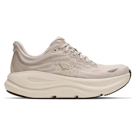 Hoka Bondi 9 - Womens Running Shoes - River Rock Grey/Alabaster