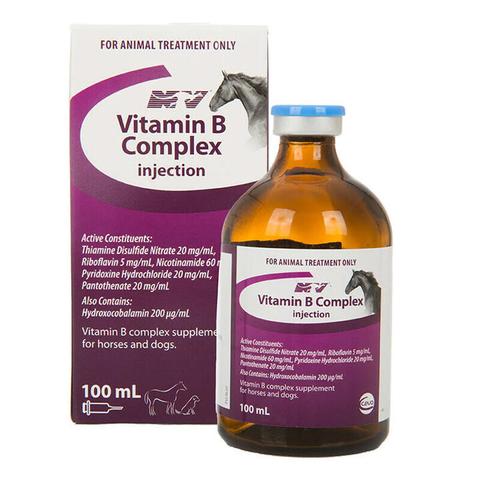 Ceva Nv Vitamin B Complex Injection For Horses And Dogs  100 Ml