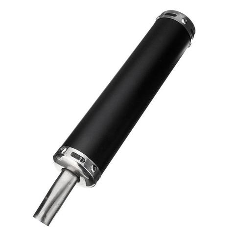 Exhaust Muffler Silencer Pipe Motorcycle Racing 6x28cm Universal For Street Scooter