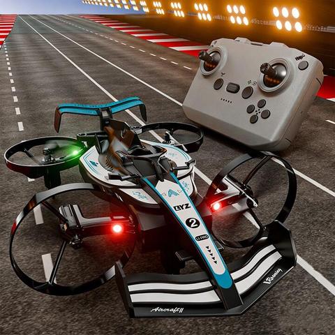 LYZRC L1 PRO 2-IN-1 Land Air Flying Racing Drift Car Altitude Hold Mode Tumbling Stunts 2.4G Remote Control Toys Kids Gi
