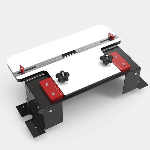 ENJOYWOOD Mortise and Tenon Jig Router Mortising Jig with 106mm Max Mortise Depth Adjustable Mortise Hole Size Table-Mou