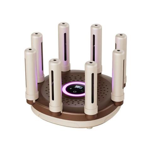 Tevorex 8-Arm Electric Shoe Dryer 360° Hot-Air Circulation Fast Heating Constant Temperature Timer Portable Boot Warmer